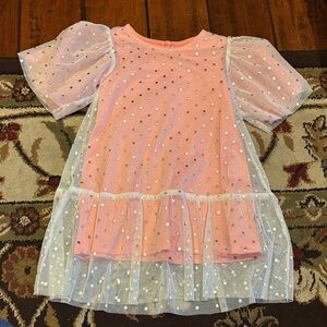 H&M Pink and White Kids Dress